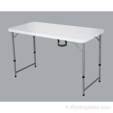 Table pliante réglable de 4 pieds